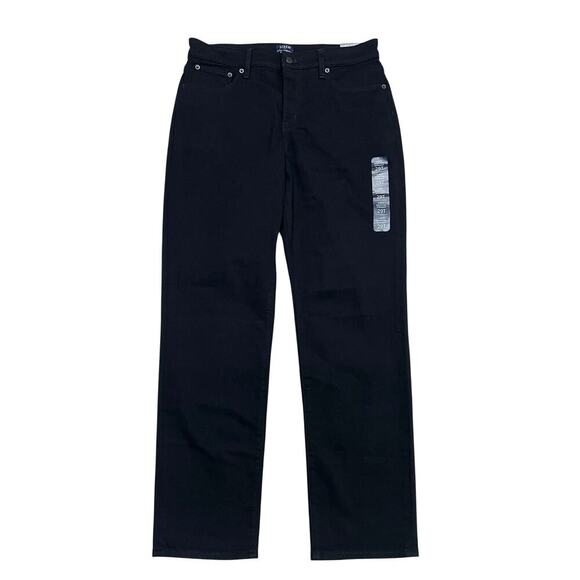 J.Crew Factory Tall Curvy Essential Straight Black Jean in All-day Stretch 29T - Picture 2 of 6